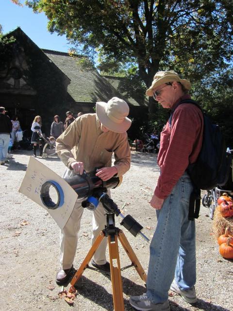Getting the solar scope ready