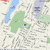 Map to Iris Gardens