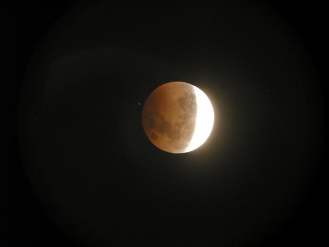 Lunar Eclipse as seen in Clifton, New Jersey